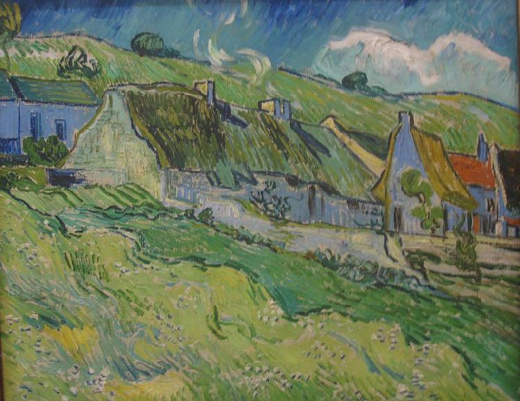 Vincent Van Gogh Cottages oil painting image